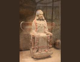 MAN Iberian funerary ladies of Elche and Baza sculptures  (3)