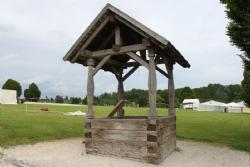 Welzheim reconstructed Roman Gate and ruined fort