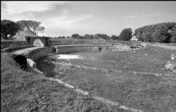 Amfiteatrum Italy Italia Paestum ruined site