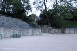 Amfiteatrum France Paris Arenas de Lutetia ruined site
