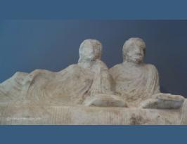 Getty Villa Malibú Sarcophagus and Lid Roman made in Athens A.D. 180 to 220 Achilles life (4)