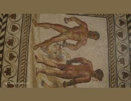Getty Villa Malibú Roman Mosaics Boxers 211 Athletes and Competition  (5)