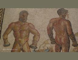 Getty Villa Malibú Roman Mosaics Boxers 211 Athletes and Competition  (9)