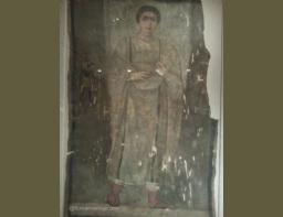 New York Met Museum Roman Egyptian Art Shorud of a woman