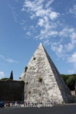 Pyramid of Cestius- pirmide Cestia