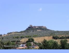 Spain Andalucia Jaen Alcala la Real view of medieval Castle castillo medieval.JPG