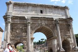 Italy Rome Arch of Septimius Severus Italia