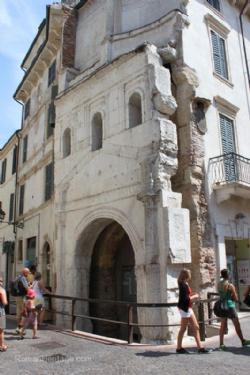 Porta Leoni Roman Gate Verona