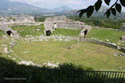 Roman Amphitheater or amphiteatrum at Cassino
