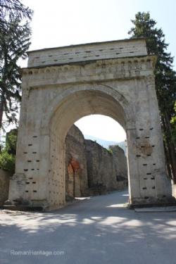 Italy Susa Arch of Augustus Italia