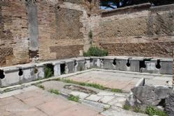 Italy Ostia Antica Latrines