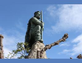 Spain Cantabria Santander estatua del cantabro Statue Cantabric Warrior -3-.JPG