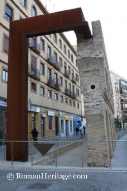 Sevilla modern reconstructed aqueduct acueducto reconstruido