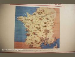 01 France Francia gallo-romain sites J. C. Golvin Map mapa.jpg
